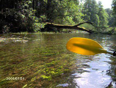 spływy kajakowe  - lipiec-2005