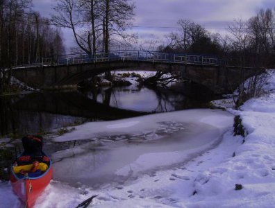 Zdjęcia z naszych spływów kajakowych - marcin-i-olaf-3-dniowy-zimowy-splyw-krutynia-z-noclegami-pod-namiotem-31-01-2007-03-02-20007