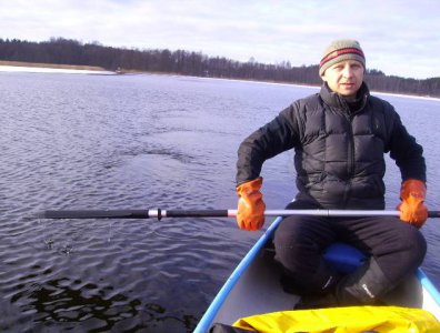 spływy kajakowe  - marcin-i-olaf-3-dniowy-zimowy-splyw-krutynia-z-noclegami-pod-namiotem-31-01-2007-03-02-20007
