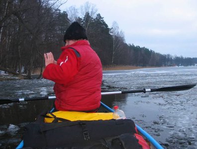 spływy kajakowe  - marcin-i-olaf-3-dniowy-zimowy-splyw-krutynia-z-noclegami-pod-namiotem-31-01-2007-03-02-20007
