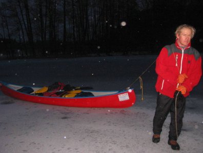spływy kajakowe  - marcin-i-olaf-3-dniowy-zimowy-splyw-krutynia-z-noclegami-pod-namiotem-31-01-2007-03-02-20007
