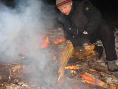 spływy kajakowe  - marcin-i-olaf-3-dniowy-zimowy-splyw-krutynia-z-noclegami-pod-namiotem-31-01-2007-03-02-20007