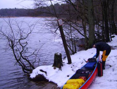 spływy kajakowe  - marcin-i-olaf-3-dniowy-zimowy-splyw-krutynia-z-noclegami-pod-namiotem-31-01-2007-03-02-20007