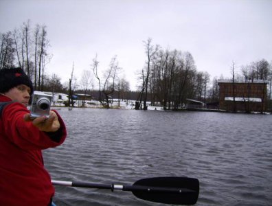 spływy kajakowe  - marcin-i-olaf-3-dniowy-zimowy-splyw-krutynia-z-noclegami-pod-namiotem-31-01-2007-03-02-20007