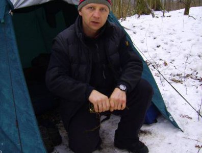 spływy kajakowe  - marcin-i-olaf-3-dniowy-zimowy-splyw-krutynia-z-noclegami-pod-namiotem-31-01-2007-03-02-20007